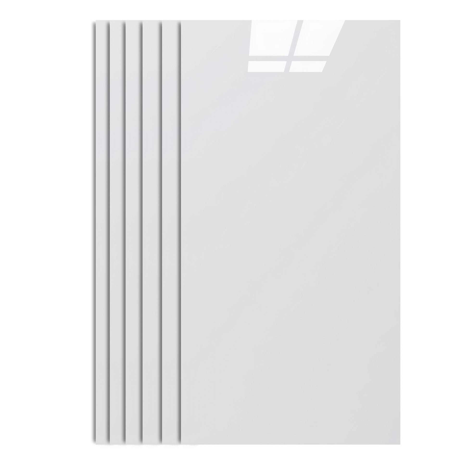 H-basics Klebefliesen Weiß Clear 60x30 cm
