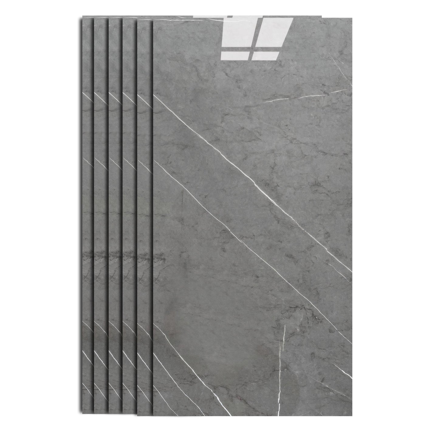 H-basics Klebefliesen Grau 60x30 cm
