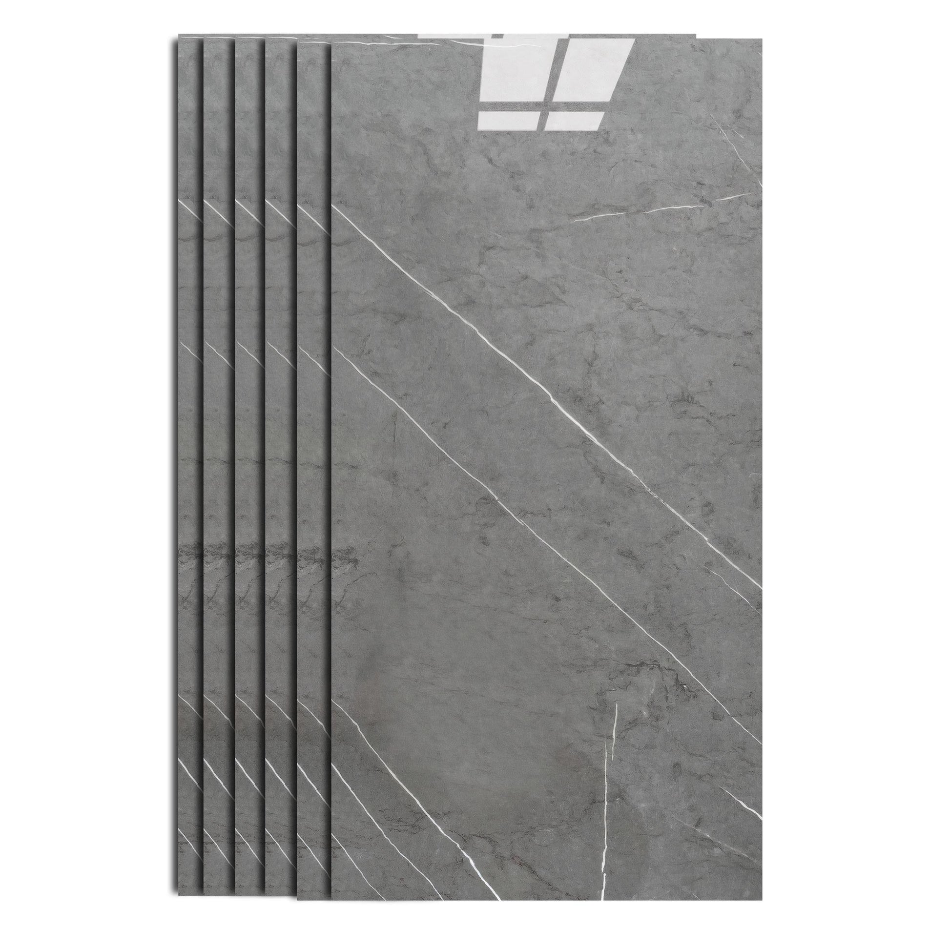 H-basics Klebefliesen Grau 60x30 cm