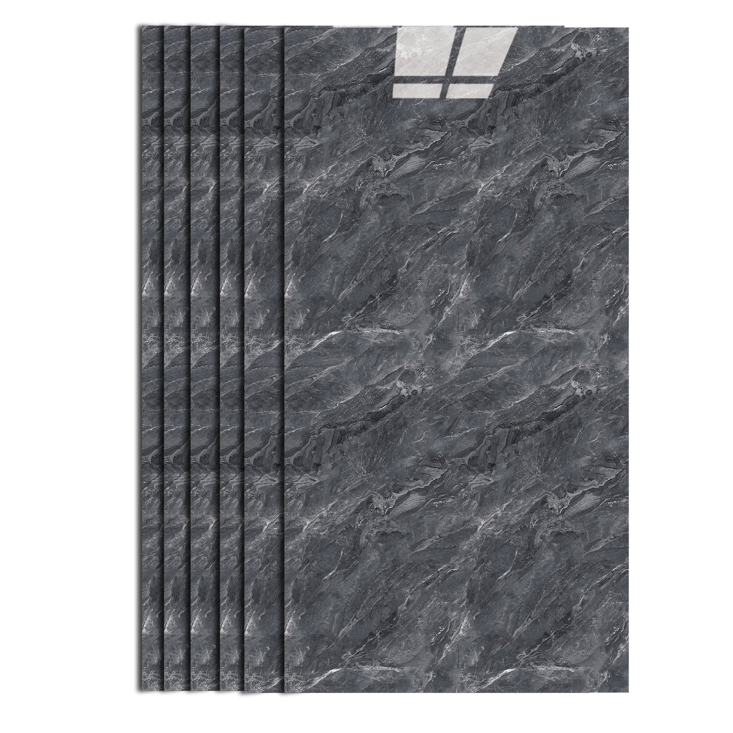 H-basics Klebefliesen Anthrazit 60x30 cm