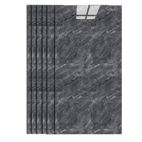 H-basics Klebefliesen Anthrazit 60×30 cm – 3D Fliesenaufkleber selbstklebend, 10 Stück (1,8 m²)
