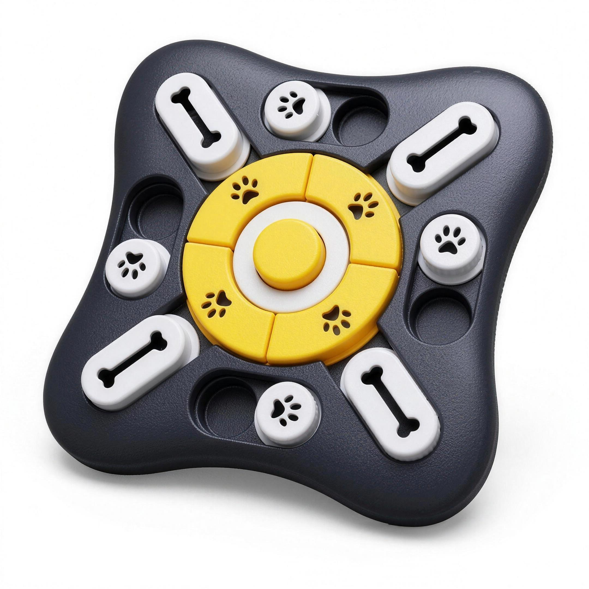 H-basics Intelligenzspielzeug für Hunde – Hundepuzzle mit Drehteller