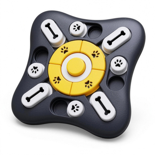 H-basics Intelligenzspielzeug für Hunde – Hundepuzzle mit Drehteller