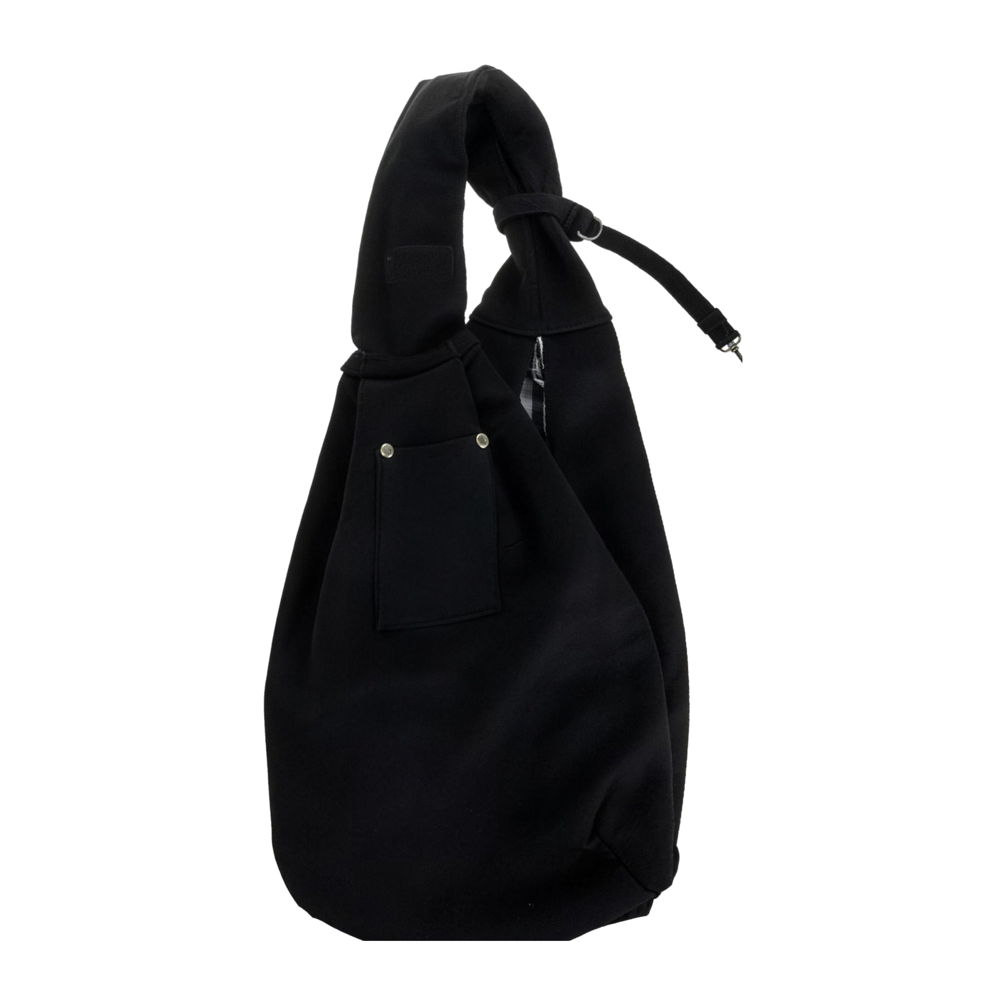 Haustier-Schultertasche Seitenansicht mit verstellbarem Gurt