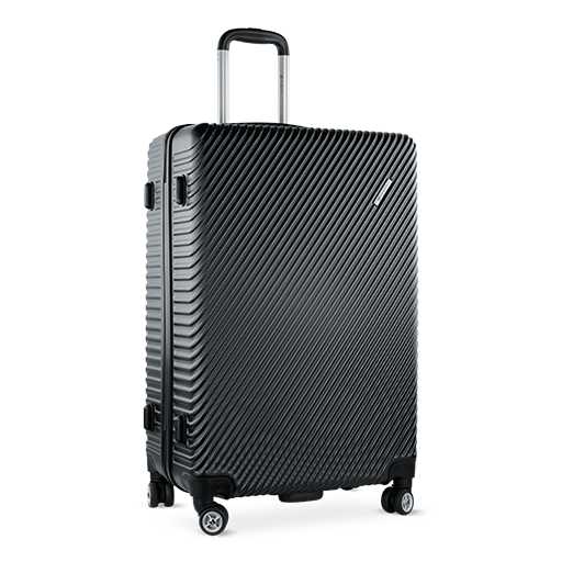bugatti Hartschalenkoffer L mit 360-Grad-Rollen und TSA-Schloss, 79 Liter Volumen
