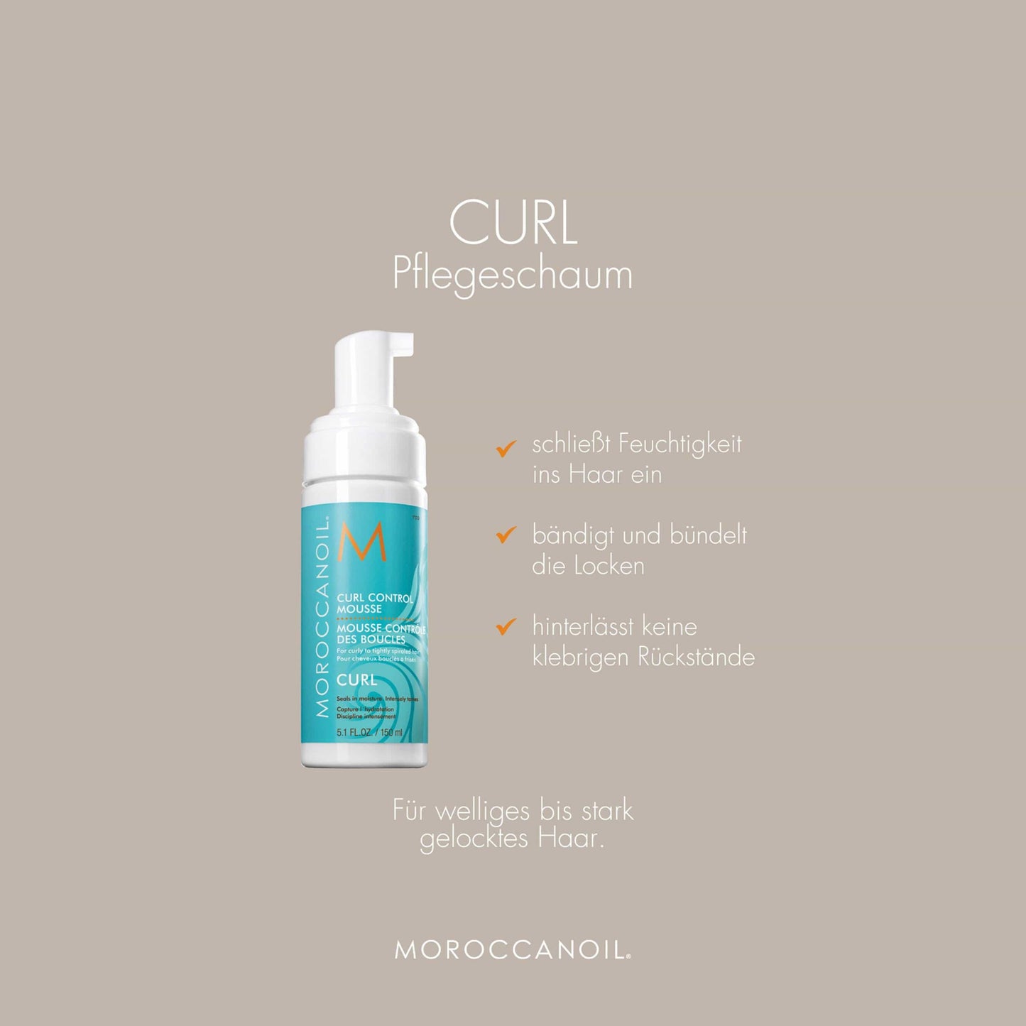 Moroccanoil Locken Pflegeschaum 150ml