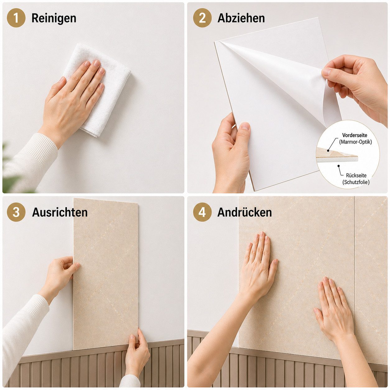 Anwendung in 4 Schritten