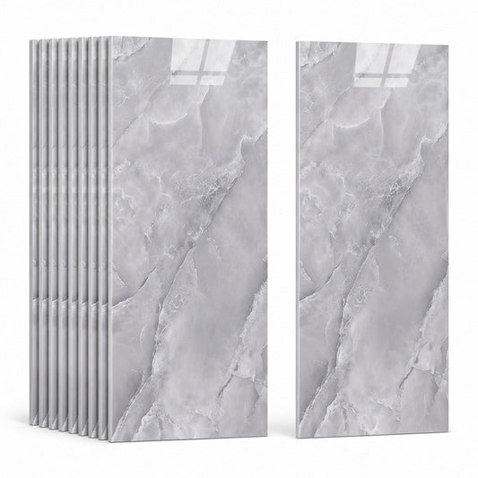 H-basics Klebefliesen Grau Marmor 60x30 cm