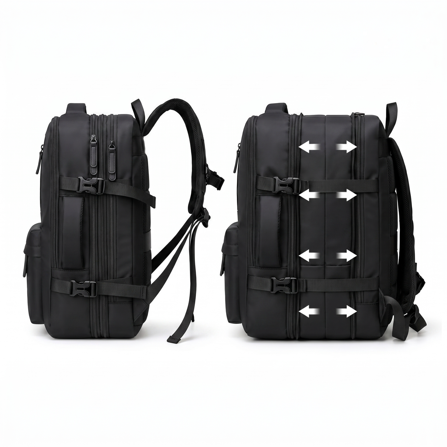 Kabinenrucksack – um 10 cm erweiterbar für mehr Stauraum