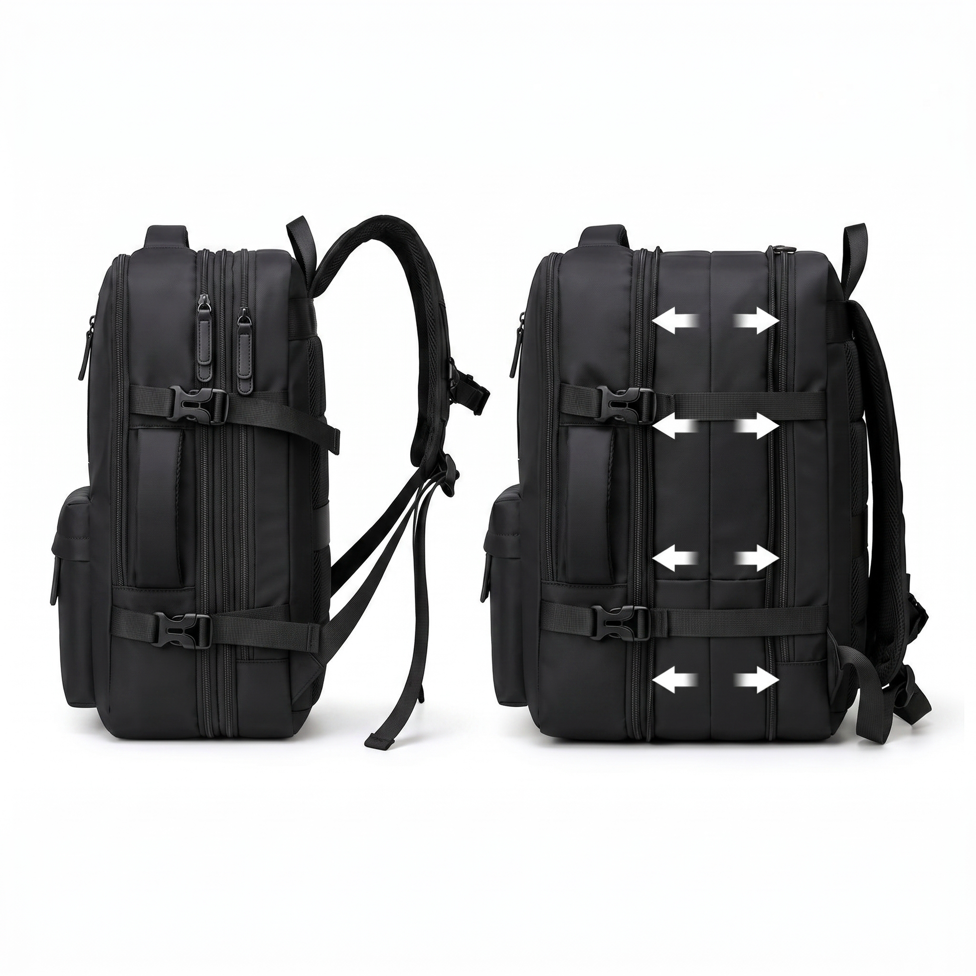 Kabinenrucksack – um 10 cm erweiterbar für mehr Stauraum