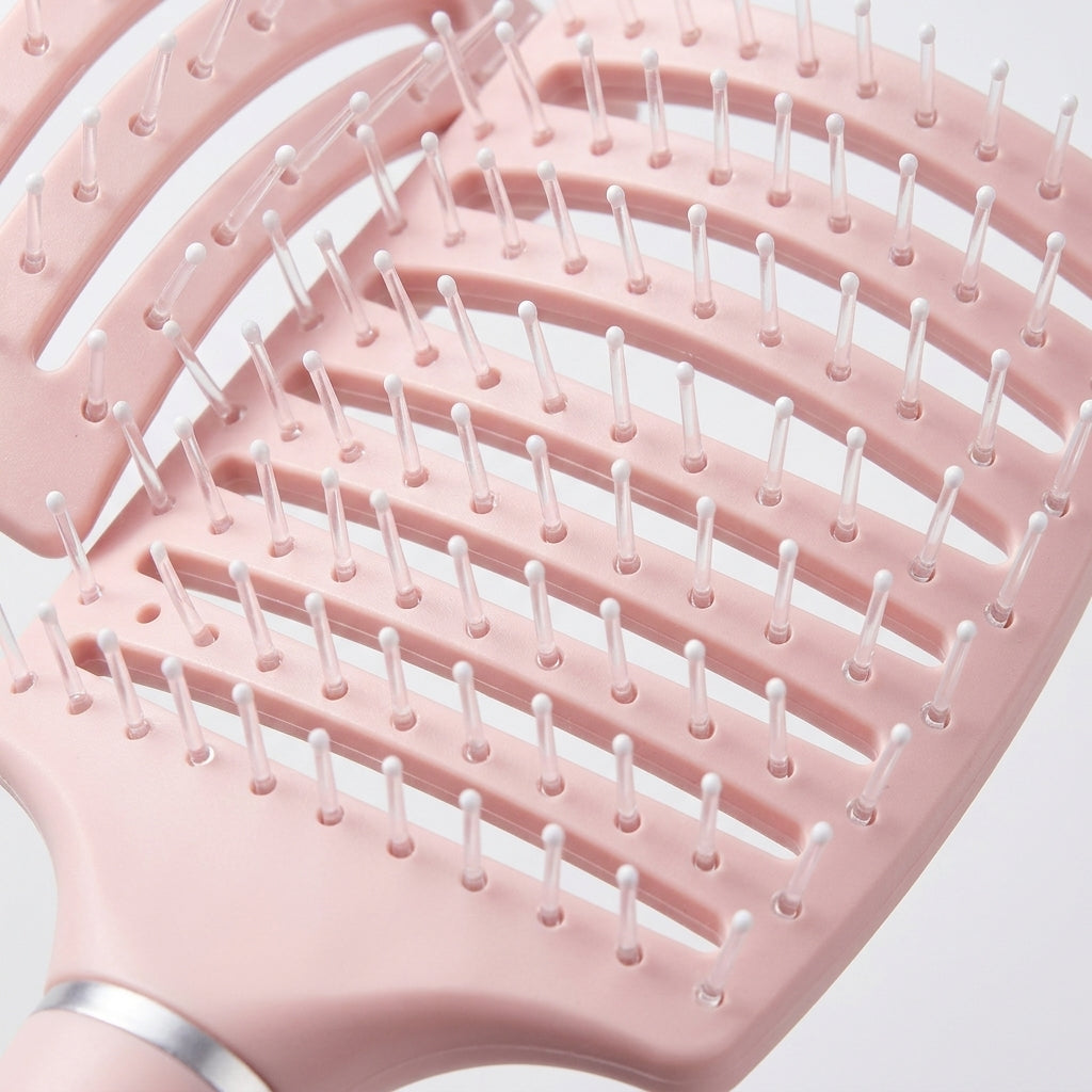 Haarbuerste Root Lift Rosa Detail Borsten und Beluftung