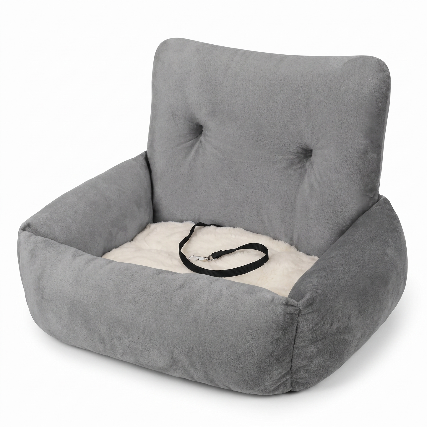 H-basics Hundeautositz S grau – Hauptbild