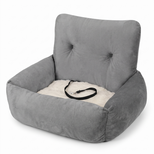H-basics Hundeautositz S grau – Hauptbild