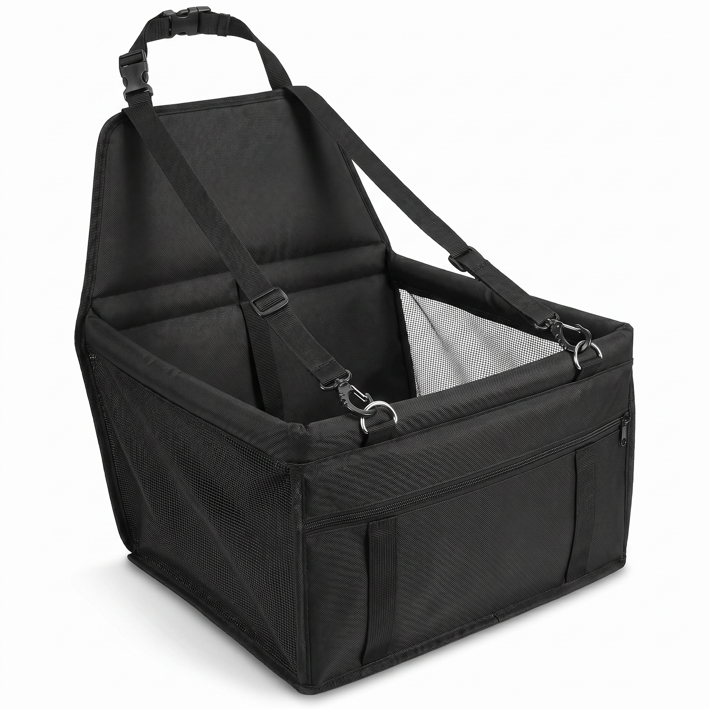H-basics Hundeautositz Transporter schwarz, Freisteller