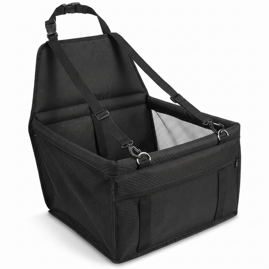 H-basics Hundeautositz Transporter schwarz, Freisteller